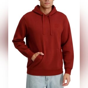 New!!! Converse Men's Logo Hoodie Relaxed Fit Kangaroo Pocket Hoodie Size Medium